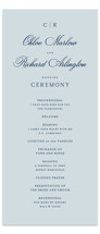 Landscape Script Wedding Programs