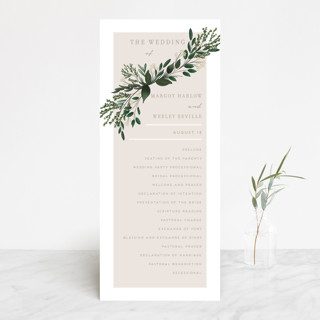 Watermark Wedding Programs