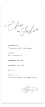 Bare Wedding Programs