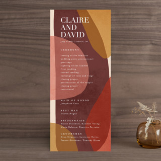 Galeria Wedding Programs
