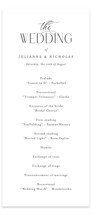Bold Elegance Wedding Programs