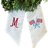 Personalized Patriotic Wreath Sash Wreaths