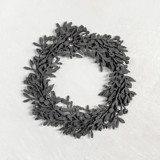 Gray felt table wreath Wreaths