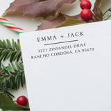 Modern Couple Address Stamp | Self Inking Return Address Stamp Address Stamps