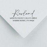 Modern Handwriting Return Address Stamp | Self-Inking Address Stamps
