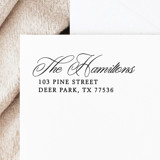 Formal Wedding Address Stamp | Self-Inking Return Address Stamp Address Stamps