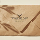 Western Style Return Address Stamp - Self-Inking Stamp Address Stamps