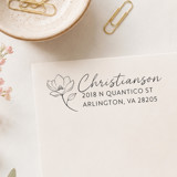 Magnolia Return Address Stamp | Self-Inking Stamp Address Stamps