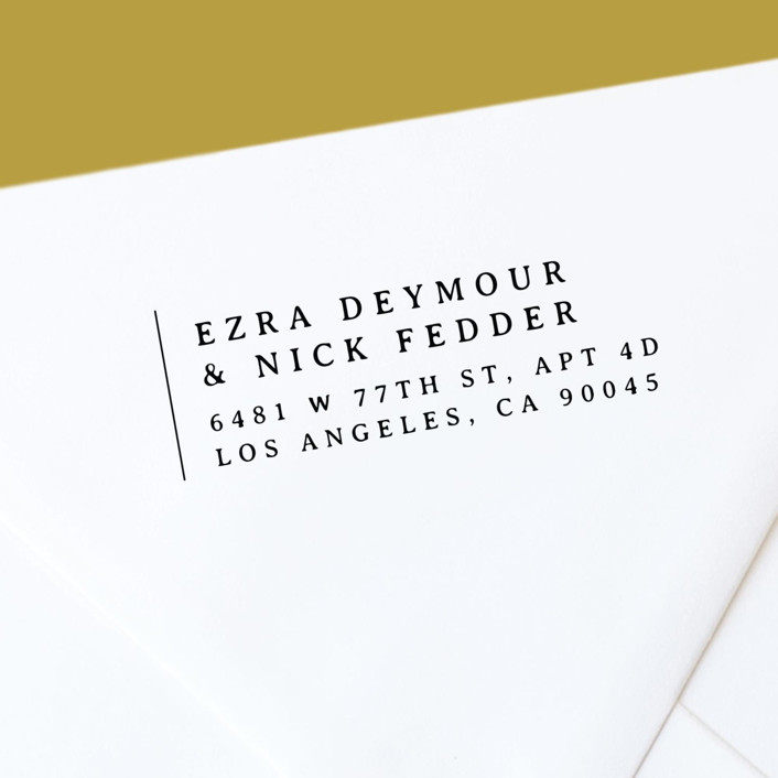 Modern and Classic Custom SelfInking Return Address Stamp Address