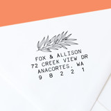 Botanical Boho Custom Self-Inking Return Address Stamp