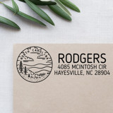 Custom North Carolina Address Stamp | Self-Inking | Black Ink Address Stamps