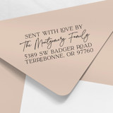 Sent With Love Address Stamp Address Stamps