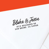 Custom Self-Inking Return Address Stamp | Handwritten Style Font Address Stamps