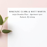 Classic Self-Inking Return Address Stamp for Two Full Names