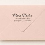 Custom Script Address Stamp | Wood Handle Stamp Address Stamps