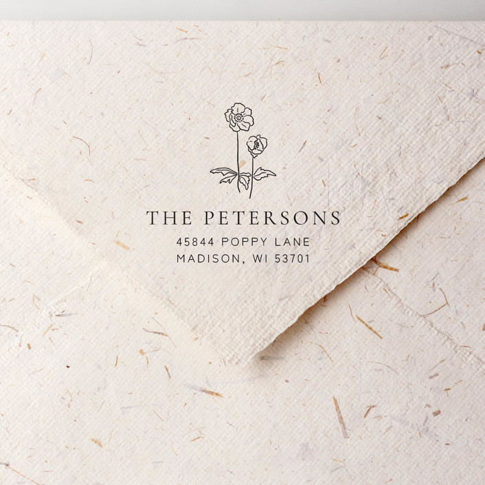 Address Stamp No. 7 Address Stamps by Cedar and Grey Minted