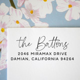 Personalized Address Stamp | Wood Handle Stamp Address Stamps