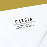 Art Deco Style Custom Self-Inking Return Address Stamp Address Stamps