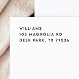Simple Return Address Stamp | Self-Inking Return Address Stamp Address Stamps