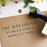 Simple 3-Line Address stamp | Self-Inking Stamp Address Stamps