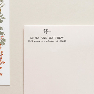 SELF INKING Holiday Address Stamp No. 5 Address Stamps