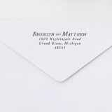 Vintage Print Custom Address Stamp | Self Inking