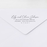 Personalized Address Self-Inking Stamp with Elegant Calligraphy Address Stamps