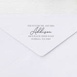 Future Mr. and Mrs. Address Stamp | Self-inking Stamp Address Stamps