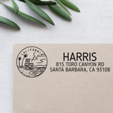 Custom California Address Stamp | Self-Inking | Black Ink Address Stamps