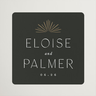 Fringe Wedding Favor Stickers