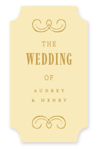 Vintage Label Wedding Favor Stickers