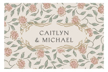 dancing in the garden Wedding Favor Stickers