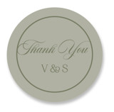 Country Elegance Wedding Favor Stickers