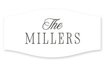 Side Stripe Wedding Favor Stickers