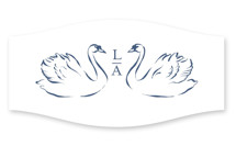 Swan Song Wedding Favor Stickers