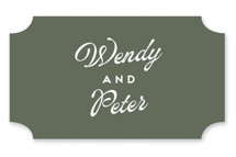 Penumbra Wedding Favor Stickers