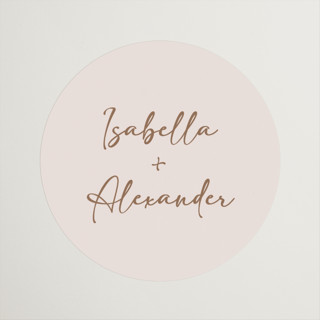 Bella Bellissima Wedding Favor Stickers
