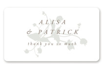 Autumnal Wedding Favor Stickers