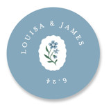 Sweet Vintage Wedding Favor Stickers