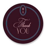 sophisticate Wedding Favor Stickers