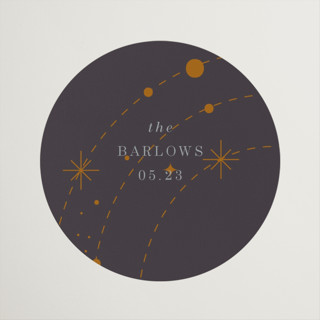 North Wedding Favor Stickers