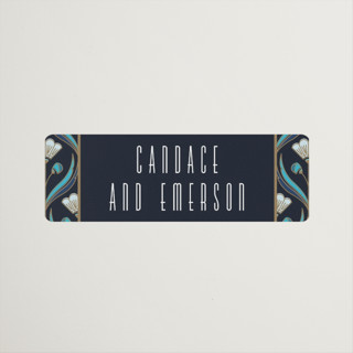 Deco pattern Wedding Favor Stickers