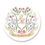 Chantilly Wedding Favor Stickers