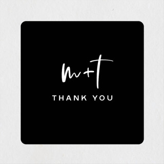 Moderne Wedding Favor Stickers