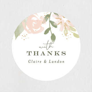 Greenwich Wedding Favor Stickers