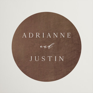 Woodland Hills Wedding Favor Stickers