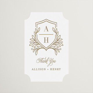 Chic Monogram Wedding Favor Stickers