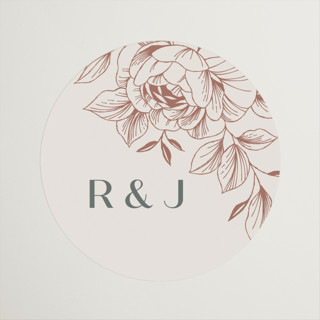 Lovely Wedding Favor Stickers