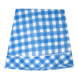 Watercolor Round Tablecloth, Blue, 110