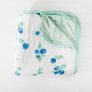 Blueberry Muslin Blanket Kids Blankets and Throws